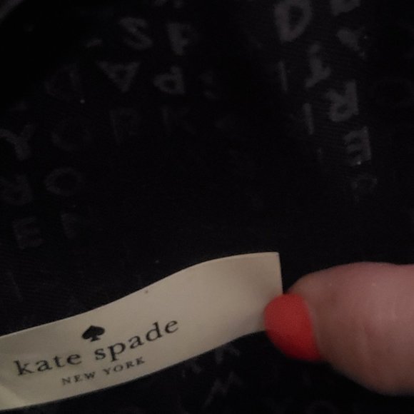 Kate Spade Elissa Black Croc Large Tote Excellent - Picture 16 of 16